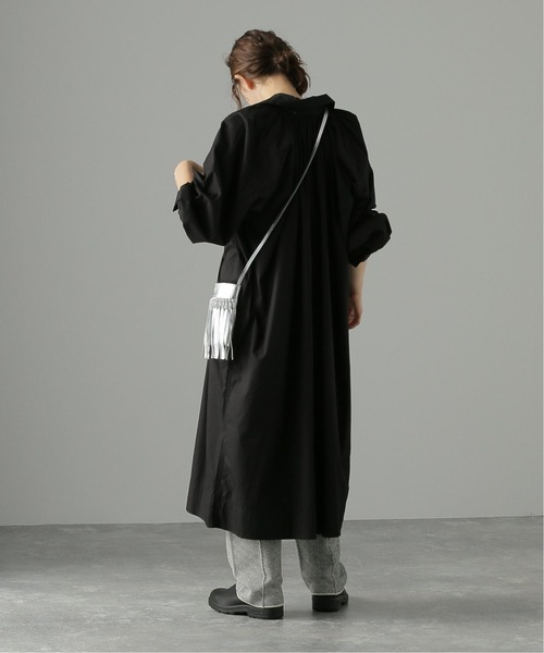JOURNAL STANDARD（ジャーナルスタンダード）の「【NORMMENT/ノーメント】VINTAGE SHAPE SHIRTS DRESS：ワンピース（ワンピース・レディース・ホワイト/ブラック・FREE）」の8枚目の写真