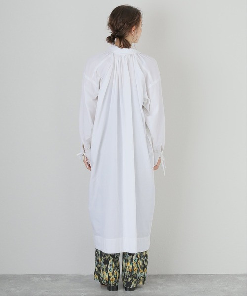 JOURNAL STANDARD（ジャーナルスタンダード）の「【NORMMENT/ノーメント】VINTAGE SHAPE SHIRTS DRESS：ワンピース（ワンピース・レディース・ホワイト/ブラック・FREE）」の15枚目の写真