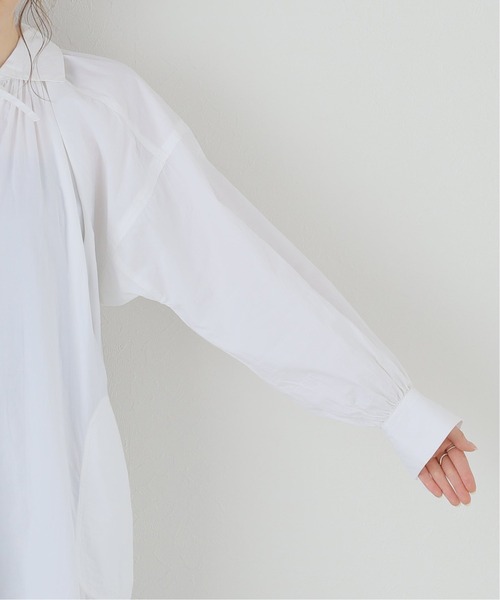 JOURNAL STANDARD（ジャーナルスタンダード）の「【NORMMENT/ノーメント】VINTAGE SHAPE SHIRTS DRESS：ワンピース（ワンピース・レディース・ホワイト/ブラック・FREE）」の18枚目の写真