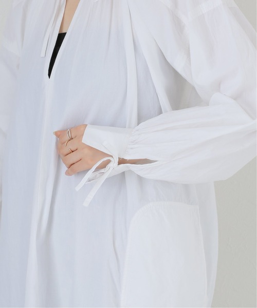JOURNAL STANDARD（ジャーナルスタンダード）の「【NORMMENT/ノーメント】VINTAGE SHAPE SHIRTS DRESS：ワンピース（ワンピース・レディース・ホワイト/ブラック・FREE）」の19枚目の写真