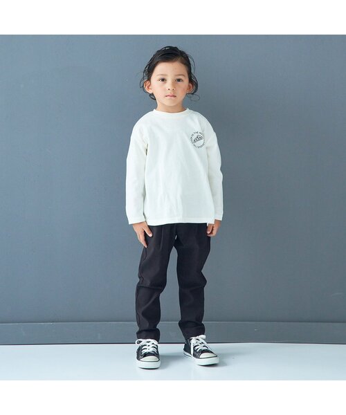 BREEZE(ブリーズ)の「WEB限定 プリントバリエロンT(Tシャツ/カットソー・キッズ・マスタード/サックスブルー/ブルー/ラベンダー/オフホワイト/カーキ/チャコール/ブラック/ベージュ/オレンジ・90/100/130/150/120/140/110)」の11枚目の写真