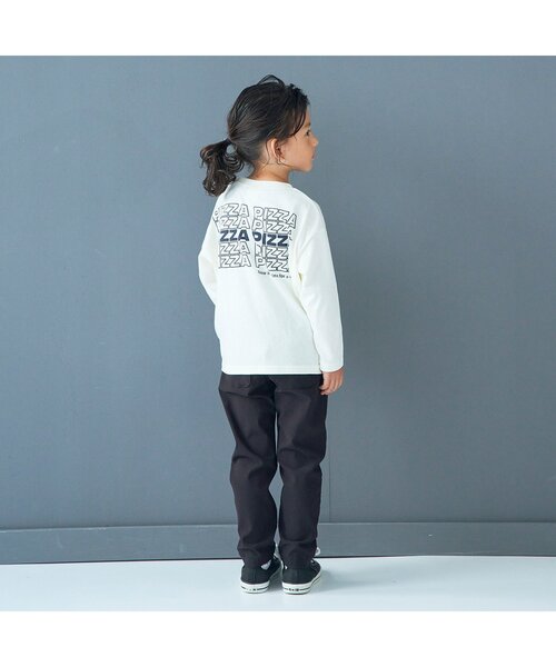 BREEZE(ブリーズ)の「WEB限定 プリントバリエロンT(Tシャツ/カットソー・キッズ・マスタード/サックスブルー/ブルー/ラベンダー/オフホワイト/カーキ/チャコール/ブラック/ベージュ/オレンジ・90/100/130/150/120/140/110)」の12枚目の写真