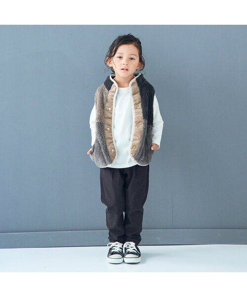 BREEZE(ブリーズ)の「WEB限定 プリントバリエロンT(Tシャツ/カットソー・キッズ・マスタード/サックスブルー/ブルー/ラベンダー/オフホワイト/カーキ/チャコール/ブラック/ベージュ/オレンジ・90/100/130/150/120/140/110)」の13枚目の写真