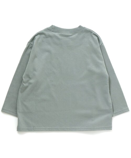 BREEZE(ブリーズ)の「WEB限定 プリントバリエロンT(Tシャツ/カットソー・キッズ・マスタード/サックスブルー/ブルー/ラベンダー/オフホワイト/カーキ/チャコール/ブラック/ベージュ/オレンジ・90/100/130/150/120/140/110)」の17枚目の写真