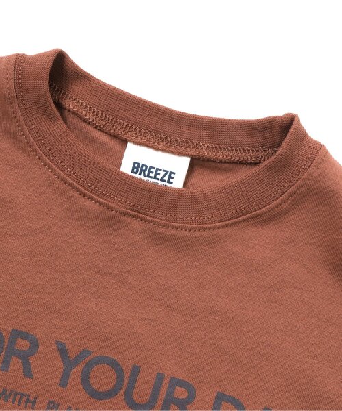 BREEZE(ブリーズ)の「WEB限定 プリントバリエロンT(Tシャツ/カットソー・キッズ・マスタード/サックスブルー/ブルー/ラベンダー/オフホワイト/カーキ/チャコール/ブラック/ベージュ/オレンジ・90/100/130/150/120/140/110)」の18枚目の写真