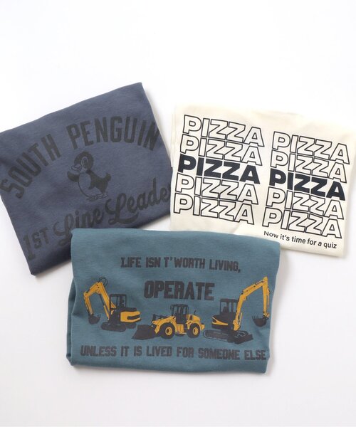 BREEZE(ブリーズ)の「WEB限定 プリントバリエロンT(Tシャツ/カットソー・キッズ・マスタード/サックスブルー/ブルー/ラベンダー/オフホワイト/カーキ/チャコール/ブラック/ベージュ/オレンジ・90/100/130/150/120/140/110)」の20枚目の写真