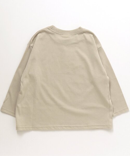 BREEZE(ブリーズ)の「WEB限定 プリントバリエロンT(Tシャツ/カットソー・キッズ・マスタード/サックスブルー/ブルー/ラベンダー/オフホワイト/カーキ/チャコール/ブラック/ベージュ/オレンジ・90/100/130/150/120/140/110)」の22枚目の写真