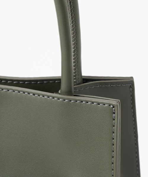 COLONY 2139(コロニートゥーワンスリーナイン)の「リボン結びミニトートバッグ/ショルダーバッグ(トートバッグ・レディース・ブラック/グレイッシュベージュ/カーキ・FREE)」の6枚目の写真