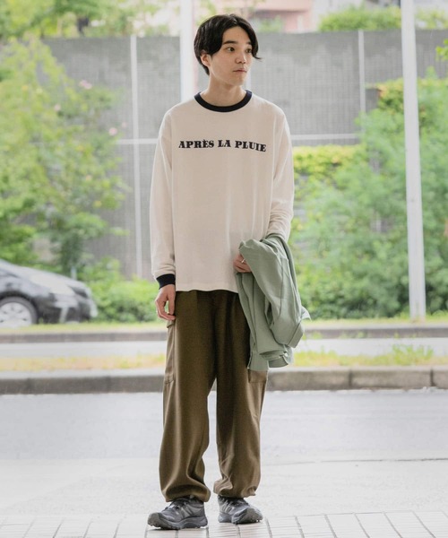 URBAN RESEARCH（アーバンリサーチ）の「『ユニセックス』#U URBAN RESEARCH　ポリサージ カーゴパンツ（その他パンツ・メンズ・カーキ/チャコールグレー/ブラック・2/3）」の5枚目の写真