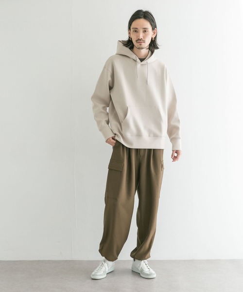 URBAN RESEARCH（アーバンリサーチ）の「『ユニセックス』#U URBAN RESEARCH　ポリサージ カーゴパンツ（その他パンツ・メンズ・カーキ/チャコールグレー/ブラック・2/3）」の7枚目の写真