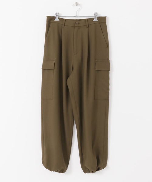 URBAN RESEARCH（アーバンリサーチ）の「『ユニセックス』#U URBAN RESEARCH　ポリサージ カーゴパンツ（その他パンツ・メンズ・カーキ/チャコールグレー/ブラック・2/3）」の18枚目の写真