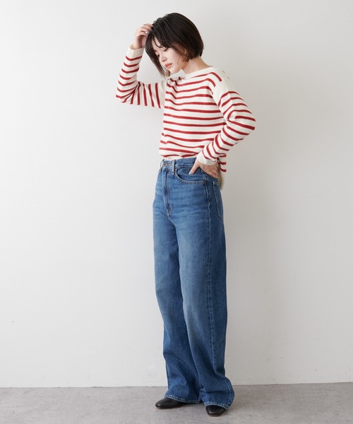 Levi's（リーバイス）の「【LEVI'S/リーバイス】HIGH LOOSE デニム（デニムパンツ・レディース・ブルー・25/26/27）」の2枚目の写真