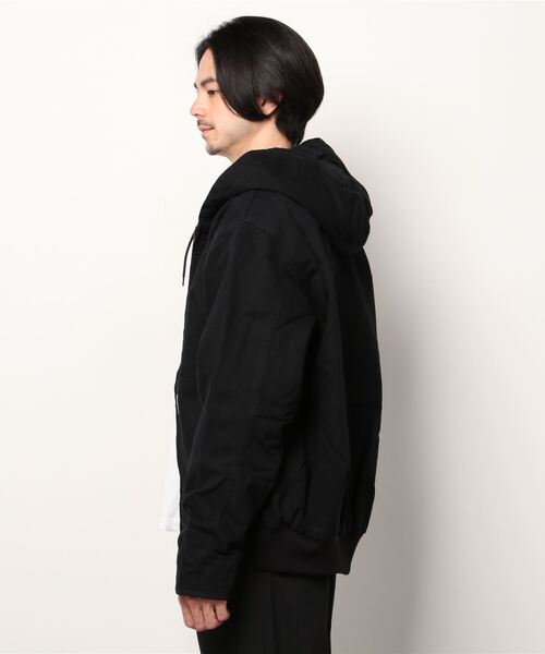 Carhartt（カーハート）の「Carhartt カーハート CRHTT LOOSE FIT WASHED DUCK INSULATED  ウォシュドダック インサレート アクティブジャケット（マウンテンパーカー・メンズ・ブラック/ブラウン・M/L/XL）」の3枚目の写真