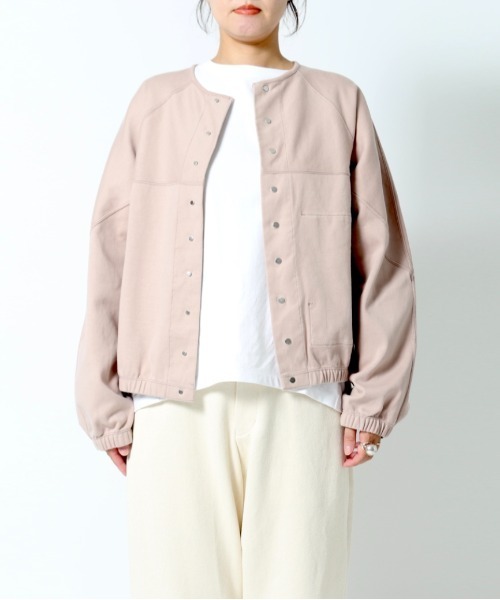 unfil (アンフィル) cotton smooth-jersey cropped cardigan