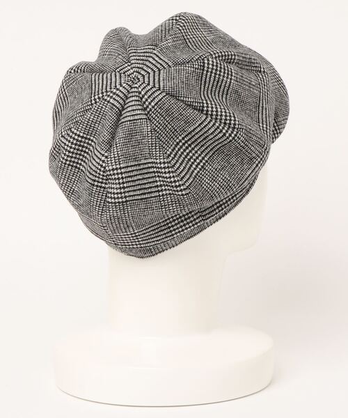 FENUA（フェヌア）の「フェヌア キャスケットグレンチェック（キャスケット・レディース・ブラック・M）」の2枚目の写真