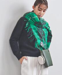 Johnstons of Elgin | 【別注】<JOHNSTONS(ジョンストンズ)>CA チェック ストール(ストール/ショール)