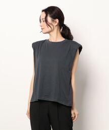 MADEMOISELLE ROPE'（マドモアゼル ロペ）の「【JUST FEMALE】パッドノースリーブカットソー（Tシャツ/カットソー）」