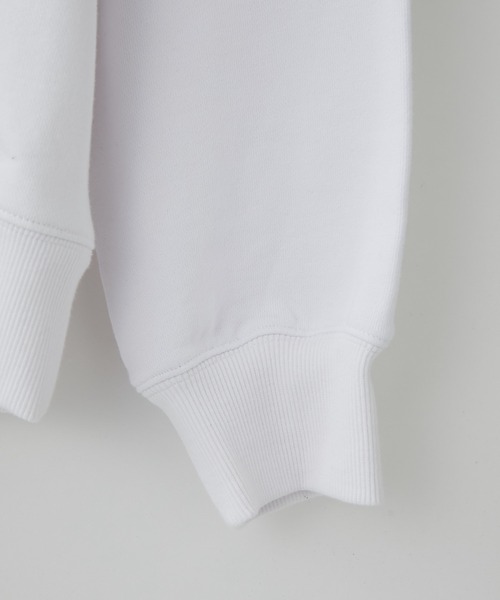 COLONY 2139(コロニートゥーワンスリーナイン)の「LIFEコラボ裏毛パーカー※ユニセックス対応(パーカー・メンズ・ホワイト/ブラック・MEDIUM/LARGE)」の18枚目の写真