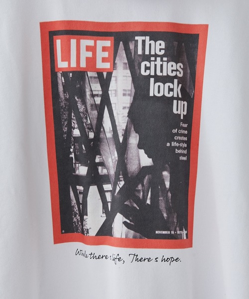 COLONY 2139(コロニートゥーワンスリーナイン)の「LIFEコラボ裏毛パーカー※ユニセックス対応(パーカー・メンズ・ホワイト/ブラック・MEDIUM/LARGE)」の15枚目の写真