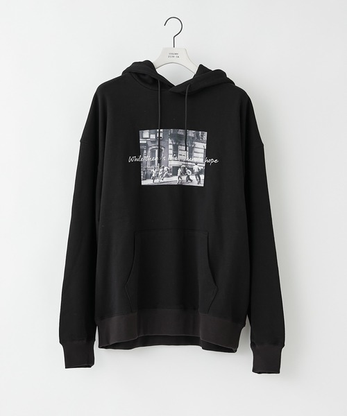 COLONY 2139(コロニートゥーワンスリーナイン)の「LIFEコラボ裏毛パーカー※ユニセックス対応(パーカー・メンズ・ホワイト/ブラック・MEDIUM/LARGE)」の14枚目の写真