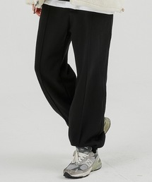 crump | 【crump 】スウェットピンタック ワイドジョガーパンツ(裏起毛)(スウェットパンツ)