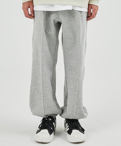 crump（クランプ）の「【crump 】スウェットピンタック ワイドジョガーパンツ(裏起毛)（スウェットパンツ・レディース・ブラック/グレー・X-LARGE/MEDIUM/LARGE/SMALL）」の8枚目の写真