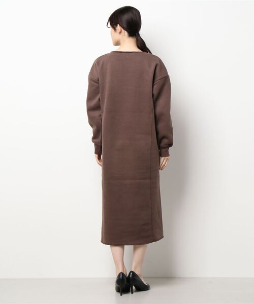 LOWRYS FARM（ローリーズファーム）の「ウラケＶアキワンピース　239232（ワンピース・レディース・ブラック/ブラウン/アイボリー・FREE）」の5枚目の写真