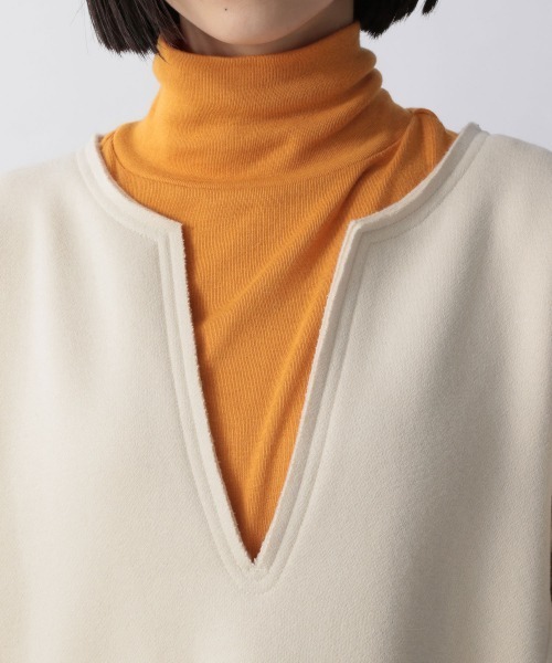 LOWRYS FARM（ローリーズファーム）の「ウラケＶアキワンピース　239232（ワンピース・レディース・ブラック/ブラウン/アイボリー・FREE）」の10枚目の写真