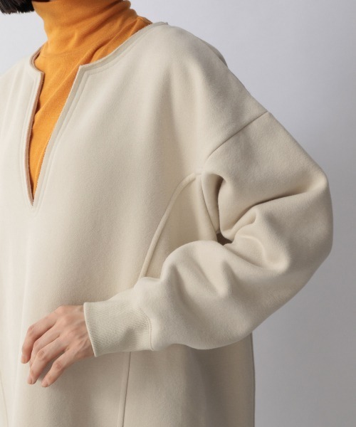 LOWRYS FARM（ローリーズファーム）の「ウラケＶアキワンピース　239232（ワンピース・レディース・ブラック/ブラウン/アイボリー・FREE）」の11枚目の写真