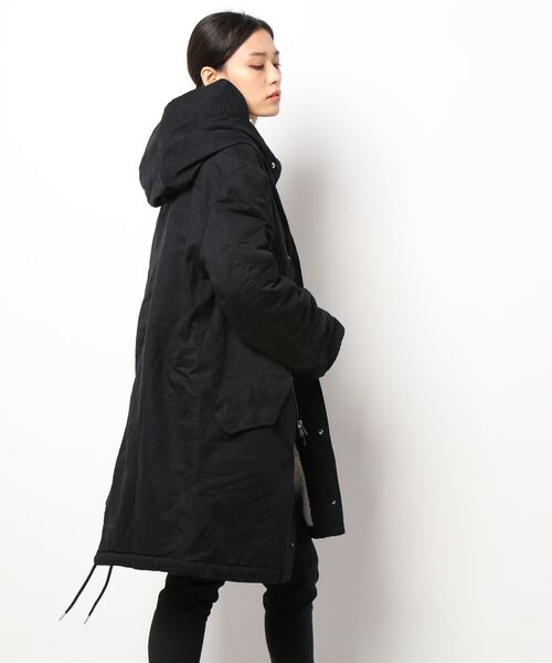 ZADIG&VOLTAIRE(ザディグ エ ヴォルテール)の「KENYA COTON MILI DYE PARKAS(モッズコート・レディース・ブラック・S/M/XS)」の2枚目の写真