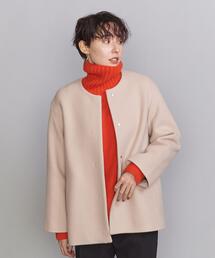 BEAUTY&YOUTH UNITED ARROWS | BY ビーバーノーカラーショートコート(その他アウター)