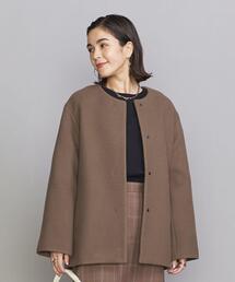 BEAUTY&YOUTH UNITED ARROWS | BY ビーバーノーカラーショートコート(その他アウター)
