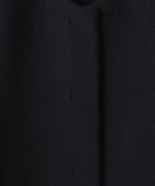 BEAUTY&YOUTH UNITED ARROWS（ビューティーアンドユースユナイテッドアローズ）の「BY ビーバーノーカラーショートコート（その他アウター・レディース・ネイビー/モカ/ナチュラル・S/M/L）」の21枚目の写真
