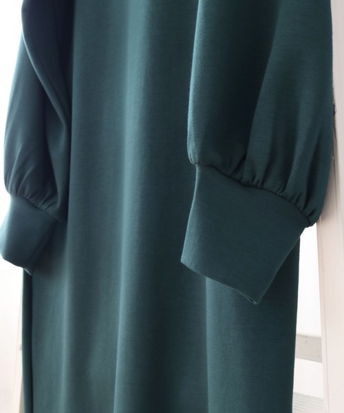 Lina la mer.(リナラメール)の「【Lina la mer. /リナラメール】Powder touch dress / 長袖 スウェット ワンピース ドレス(ワンピース・レディース・ブラック/グリーン・SMALL/MEDIUM)」の21枚目の写真