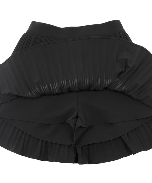 Figments(フィグメンツ)の「クリスタルプリーツフレアミニスカート(スカート・レディース・グリーン/ブラック・FREE)」の15枚目の写真