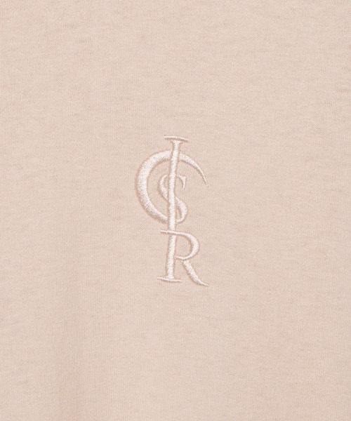 Romansual(ロマンシュアル)の「Romansual/同色ロゴ刺繍ロンT(Tシャツ/カットソー・レディース・ブラック/ネイビー/ベージュ・LARGE/MEDIUM)」の9枚目の写真