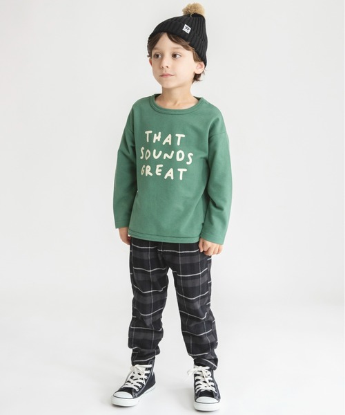 BRANSHES（ブランシェス）の「梵天付きニット帽（ニットキャップ/ビーニー・キッズ・ブラック/ベージュ・L/M）」の16枚目の写真