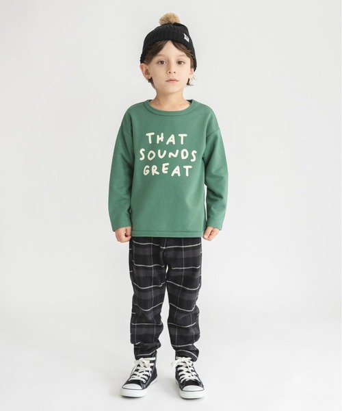 BRANSHES（ブランシェス）の「梵天付きニット帽（ニットキャップ/ビーニー・キッズ・ブラック/ベージュ・L/M）」の15枚目の写真