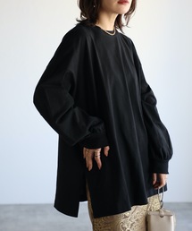 ベーシックBIGボリューム袖ロンTEE