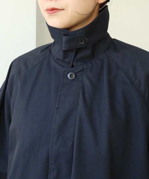 note et silence (ノートエシロンス)の「ギャバライナー付きステンカラーコート(ステンカラーコート・レディース・ネイビー/カーキ/ベージュ・FREE)」の22枚目の写真