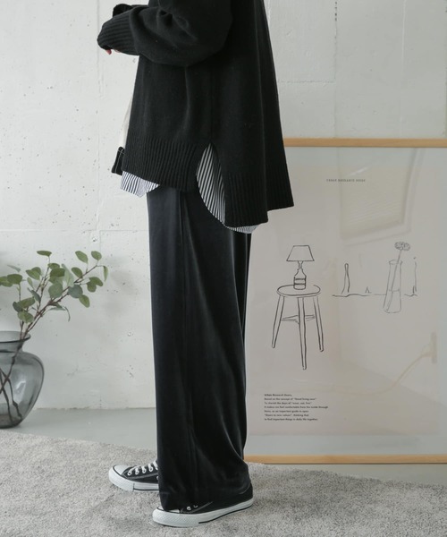 URBAN RESEARCH DOORS(アーバンリサーチドアーズ)の「ベロアイージーパンツ(その他パンツ・レディース・ブロンズ/グレー系その他・ONE)」の13枚目の写真