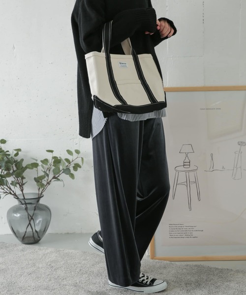 URBAN RESEARCH DOORS(アーバンリサーチドアーズ)の「ベロアイージーパンツ(その他パンツ・レディース・ブロンズ/グレー系その他・ONE)」の17枚目の写真