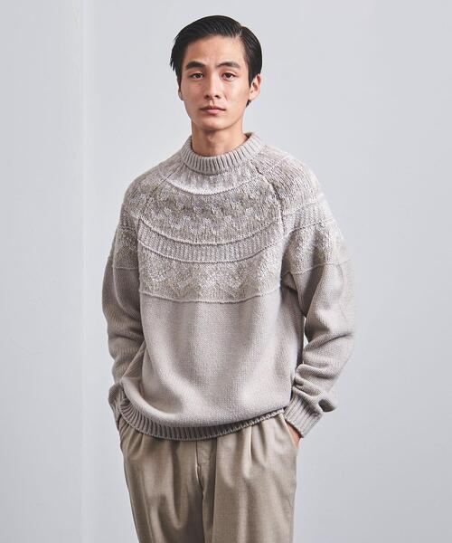 ＜UNITED ARROWS＞ フェアアイル クルーネック ニット