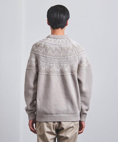 UNITED ARROWS(ユナイテッドアローズ)の「<UNITED ARROWS> フェアアイル クルーネック ニット(ニット/セーター・メンズ・ベージュ/ダークグレー・S/M/L)」の19枚目の写真