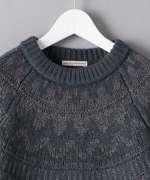 UNITED ARROWS(ユナイテッドアローズ)の「<UNITED ARROWS> フェアアイル クルーネック ニット(ニット/セーター・メンズ・ベージュ/ダークグレー・S/M/L)」の16枚目の写真
