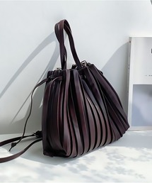 SETUP7 | 【SETUP7】プリーツエレガントショルダートート KNF(ショルダーバッグ)