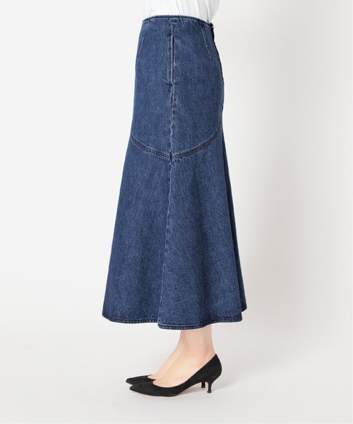 VERMEIL par iena（ヴェルメイユパーイエナ）の「デニムWステッチスカート◆（デニムスカート・レディース・ネイビー・38/36/40）」の20枚目の写真