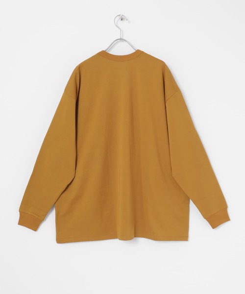 MAISON EUREKA(メゾンエウレカ)の「MAISON EUREKA GIZA COTTON LONG-SLEEVE PACK T-SHIRT(Tシャツ/カットソー・レディース・ホワイト/マスタード・SMALL)」の14枚目の写真