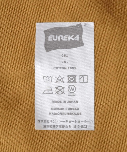 MAISON EUREKA(メゾンエウレカ)の「MAISON EUREKA GIZA COTTON LONG-SLEEVE PACK T-SHIRT(Tシャツ/カットソー・レディース・ホワイト/マスタード・SMALL)」の15枚目の写真