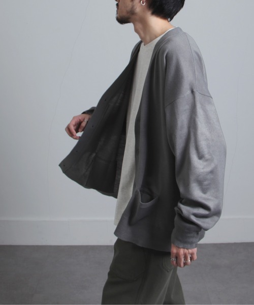 UNCORD（アンコード）の「【UNCORD】90's Knit Cardigan/ニットカーディガン（カーディガン/ボレロ・メンズ・ブラウン/ネイビー/グレー/カーキ/ブラック・MEDIUM/LARGE/X-LARGE）」の13枚目の写真